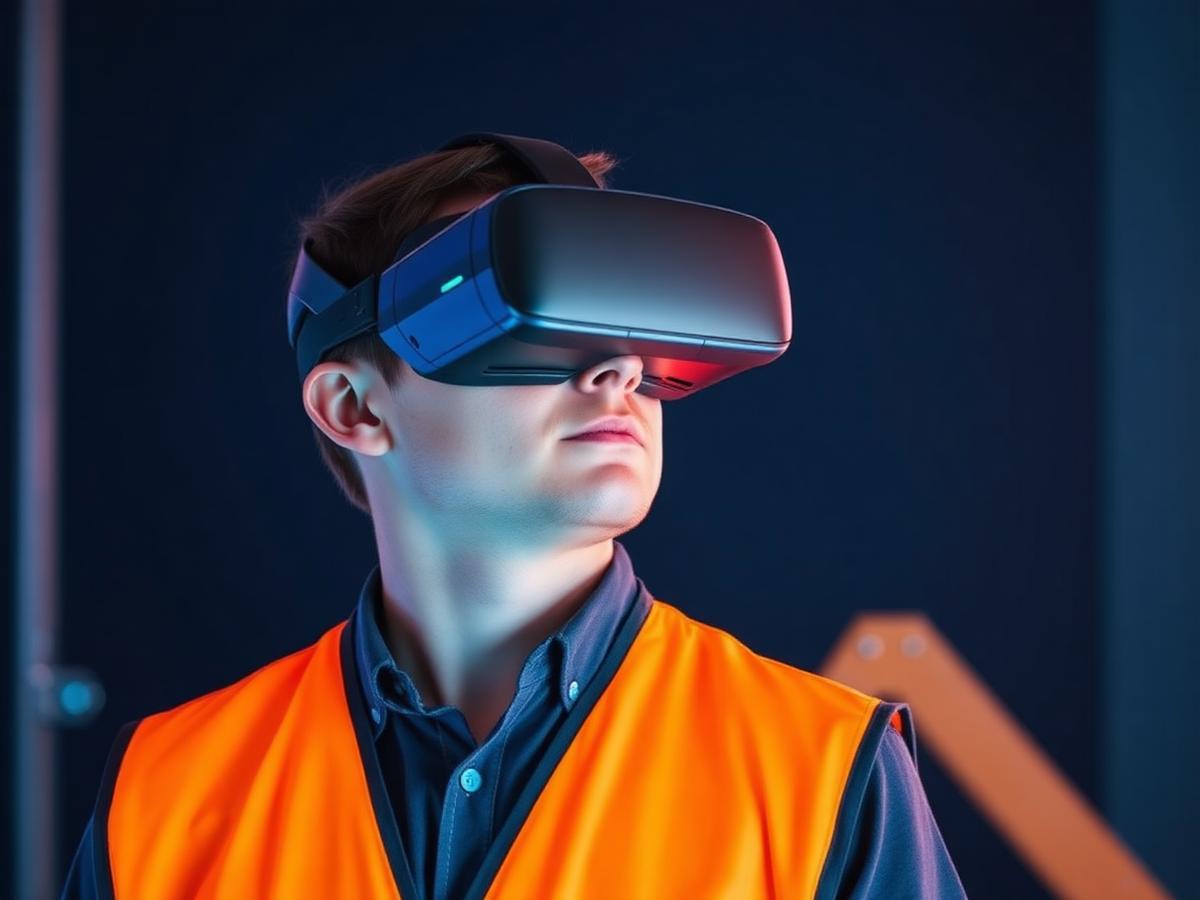 Personal industrial en capacitación inmersiva con realidad virtual
